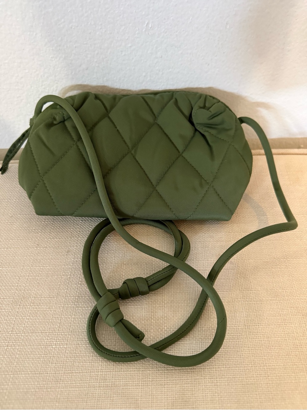 Vera Bradley Blake Crossbody, bronze green, adjustable strap